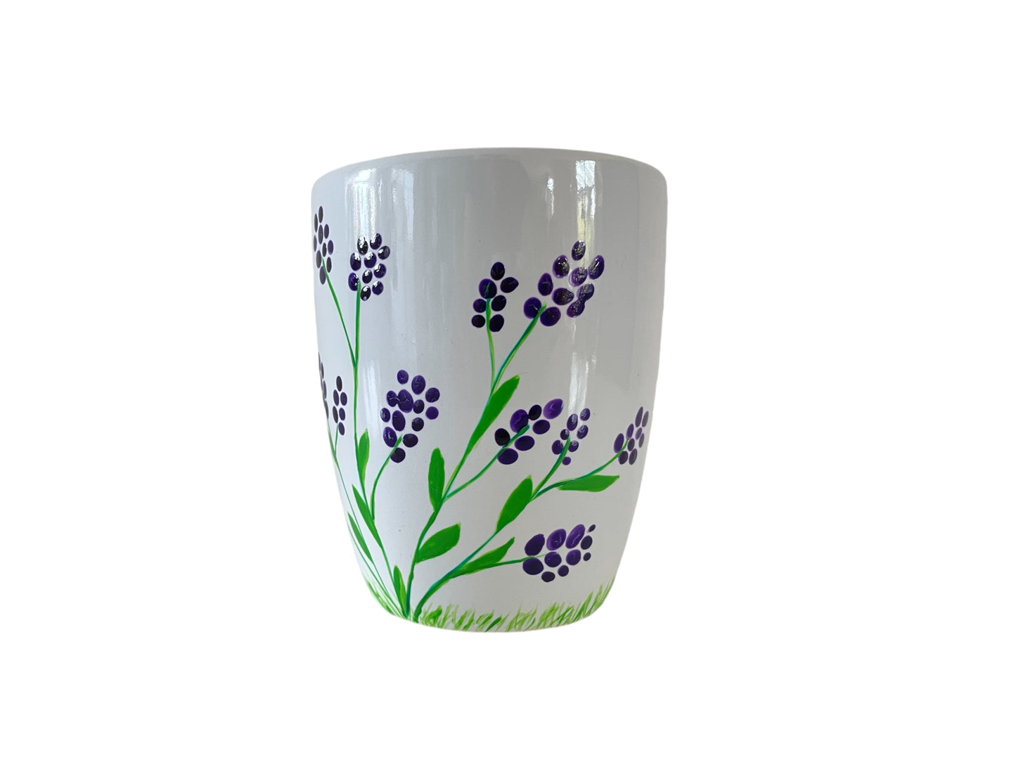 Keramiktasse Lavendel