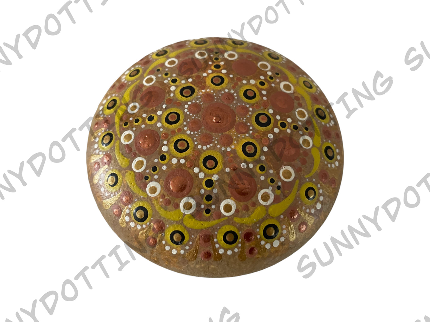 Mandala Stein braun 7,5