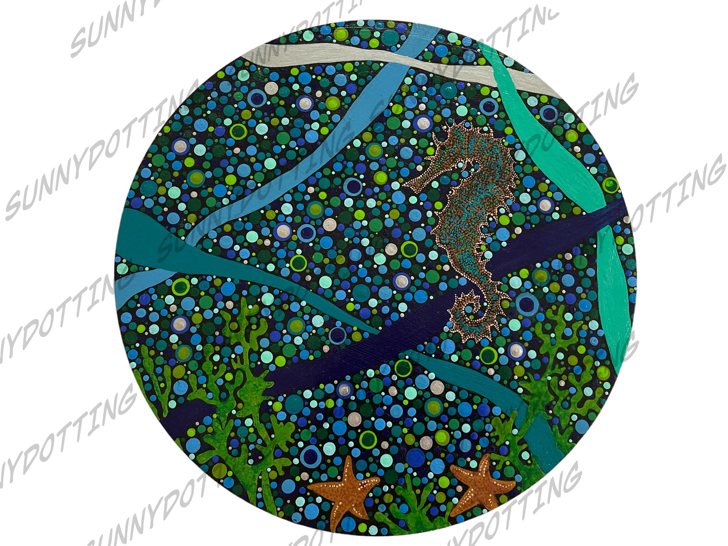 Meereslandschaft auf MDF 28 cm
