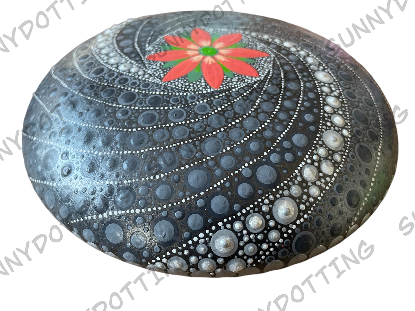 Mandala Stein Beton Spirale 15,5
