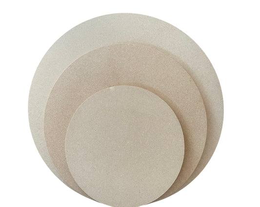 MDF Platte rund 28 -50 cm- 12 mm dick