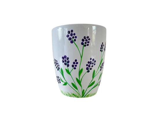 Keramiktasse Lavendel