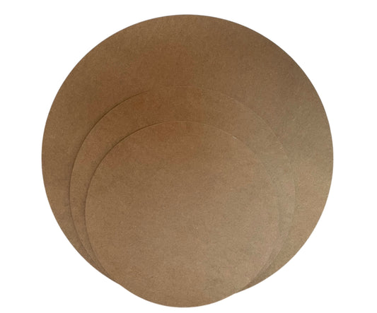 MDF- Holzplatte rund 60-90 cm, 10 mm dick