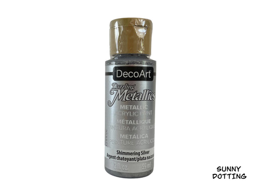 Shimmering Silver Dazzling Metallic