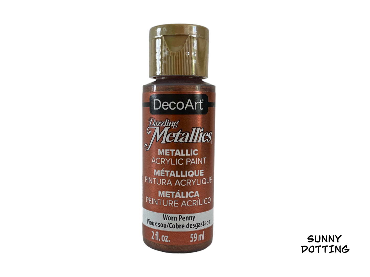 Worn Penny Dazzling Metallic