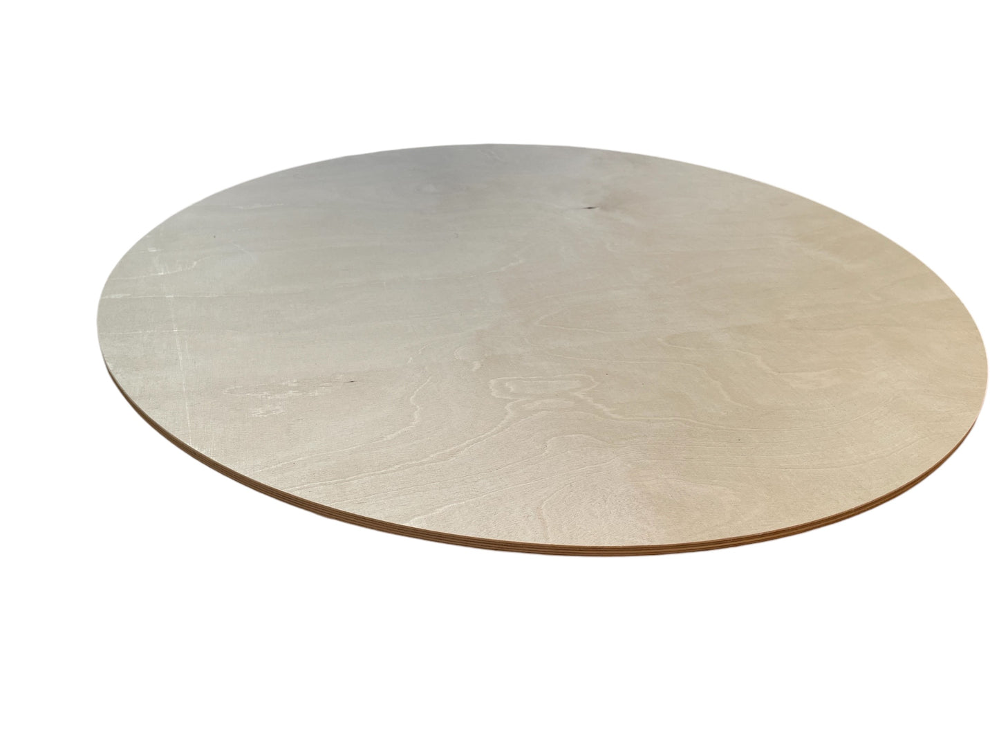 Birken -Multiplex Holzplatte rund 60-70-80 cm