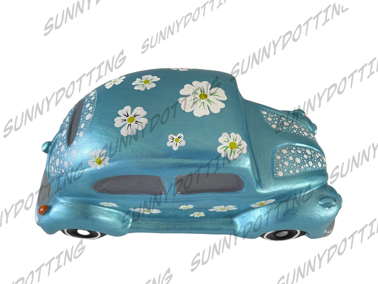 Blümchen-Auto