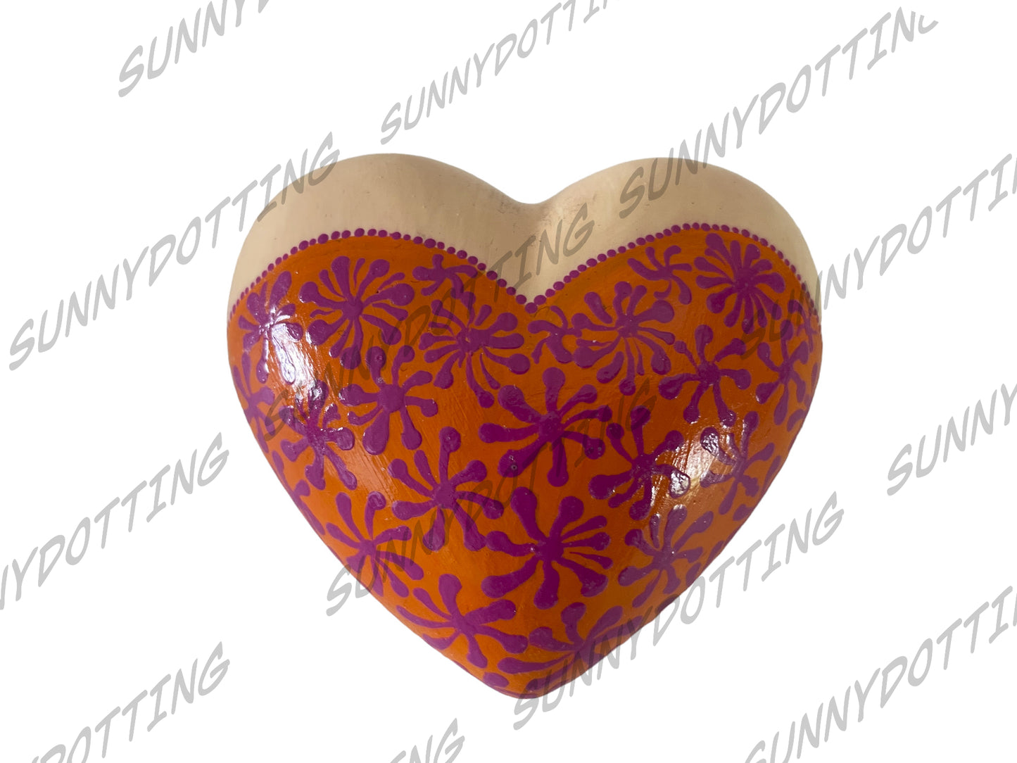 Mandala Herz Dessous Set 7,5 cm