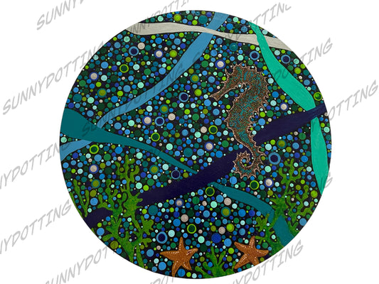 Meereslandschaft auf MDF 28 cm