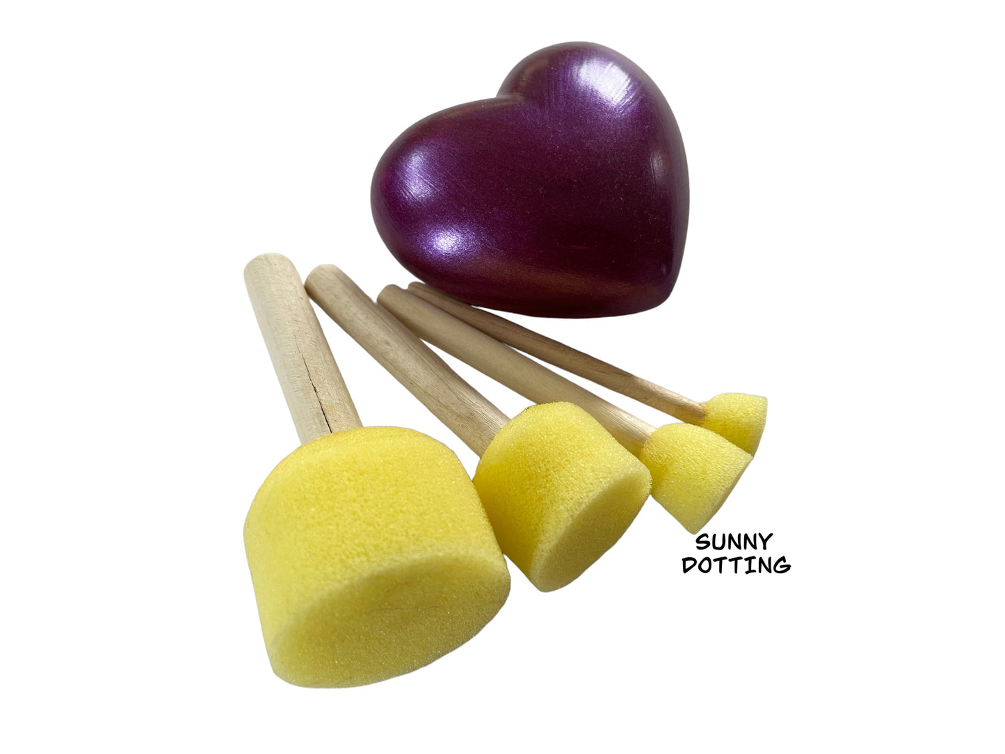 Schablonier-Pinsel 4-er Set