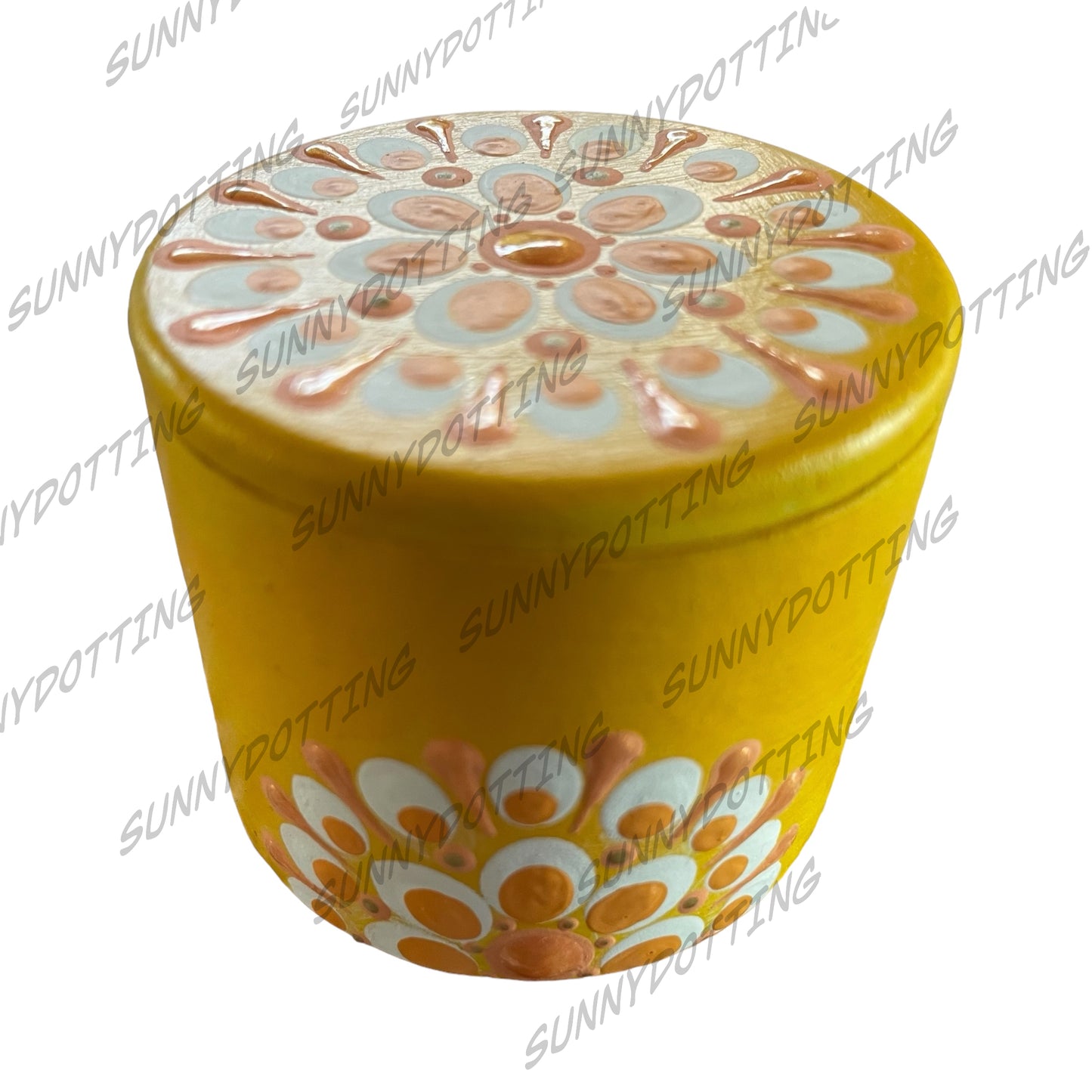 Schmuckdose gelb 5,2