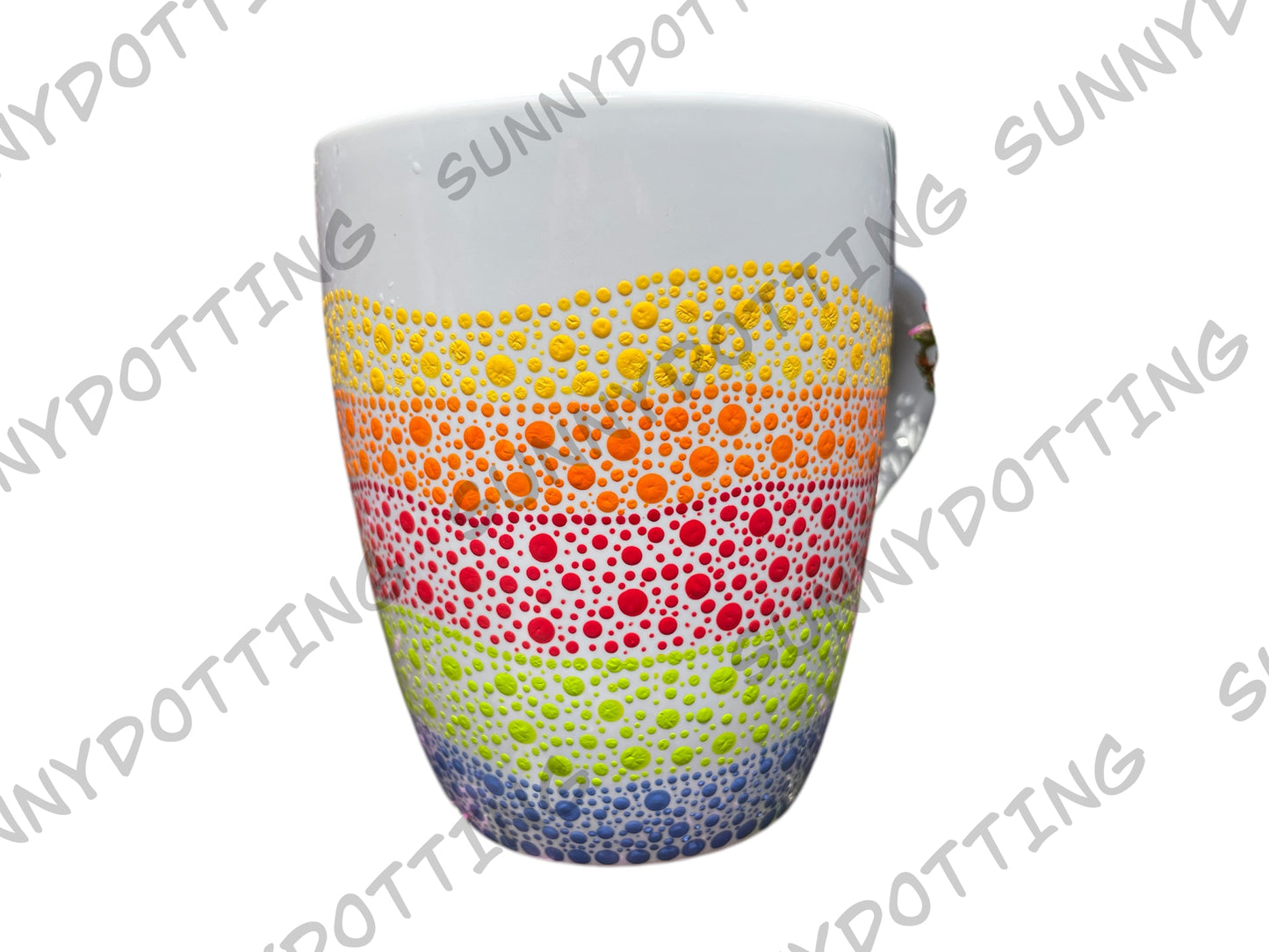 Keramiktasse Bunte Streifen