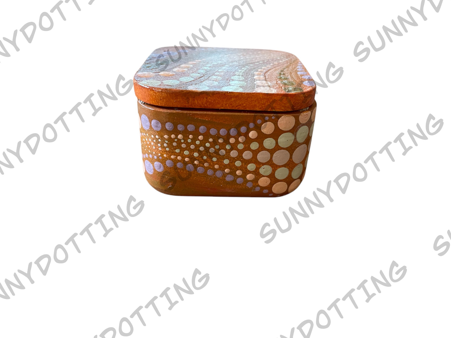 Schmuckdose Brauntöne 4,9