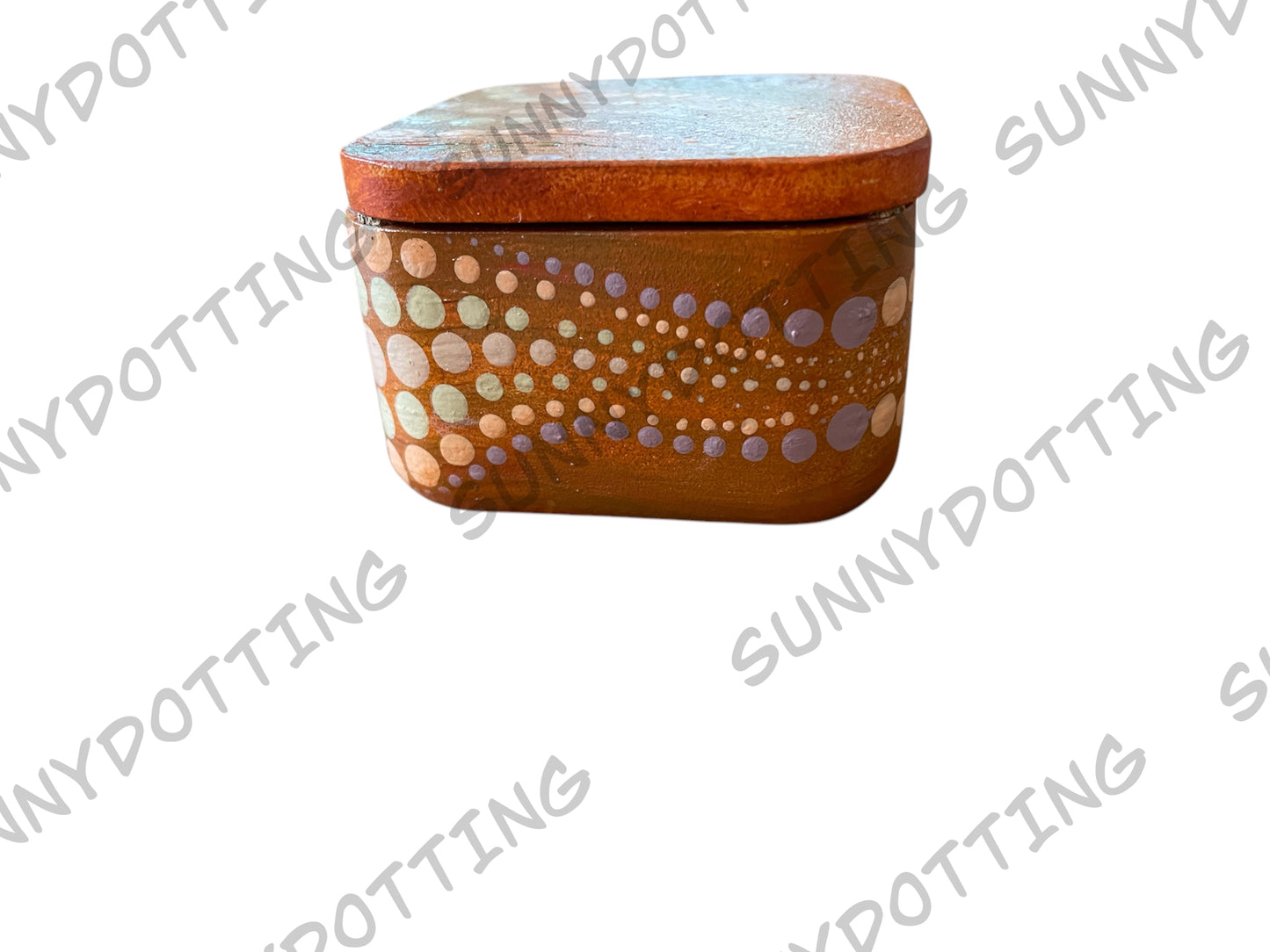 Schmuckdose Brauntöne 4,9